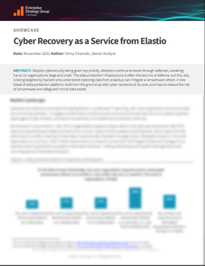 Cyber Recovery | Cyber Security Risks