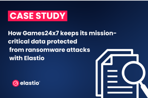 How Games24x7 keeps its mission- critical data protected from ransomware attacks with Elastio